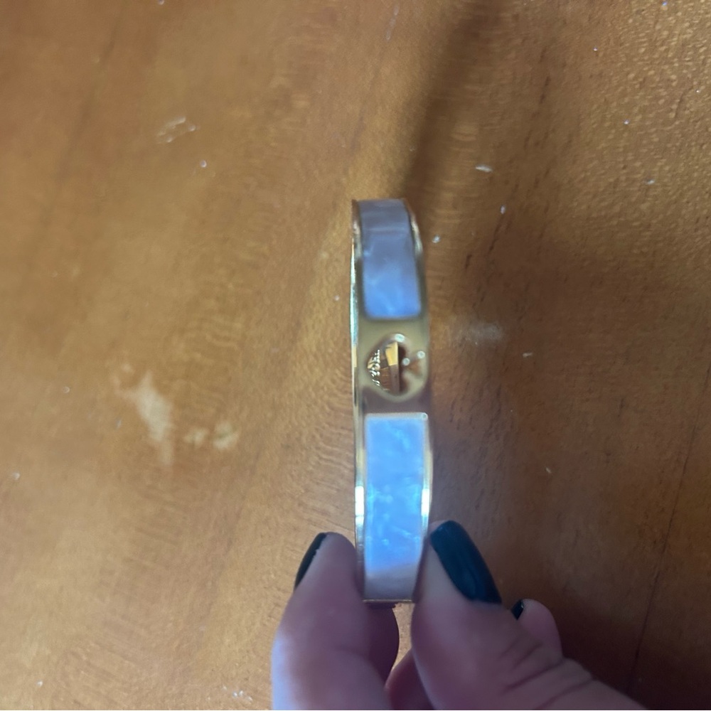 Kate Spade Gold and White Bracelet